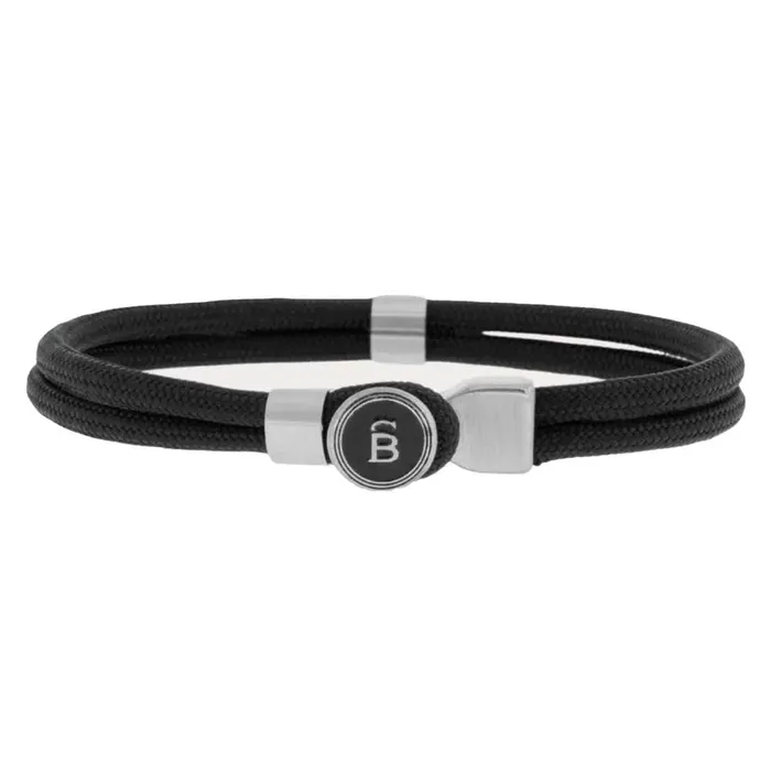 Seilarmband Riptide Schwarz STEEL BARNETT Steel and Barnett Earrings