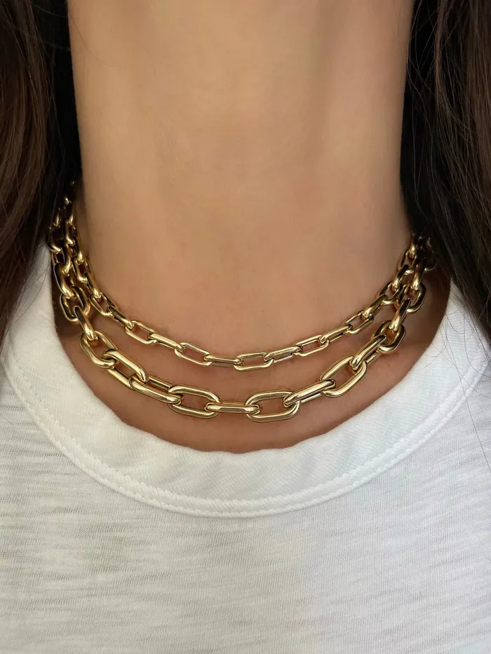 Shylee Rose Necklaces Open Link Necklace