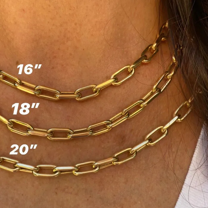 Shylee Rose Necklaces Open Link Necklace