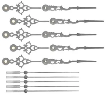 Silver Antique Clock Hands Needles for Resin Art Resin Art Hub Necklaces