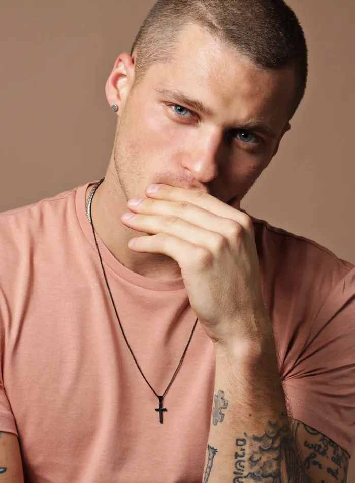 SMALL BLACK CROSS NECKLACE FOR MEN We Are All Smith Necklaces