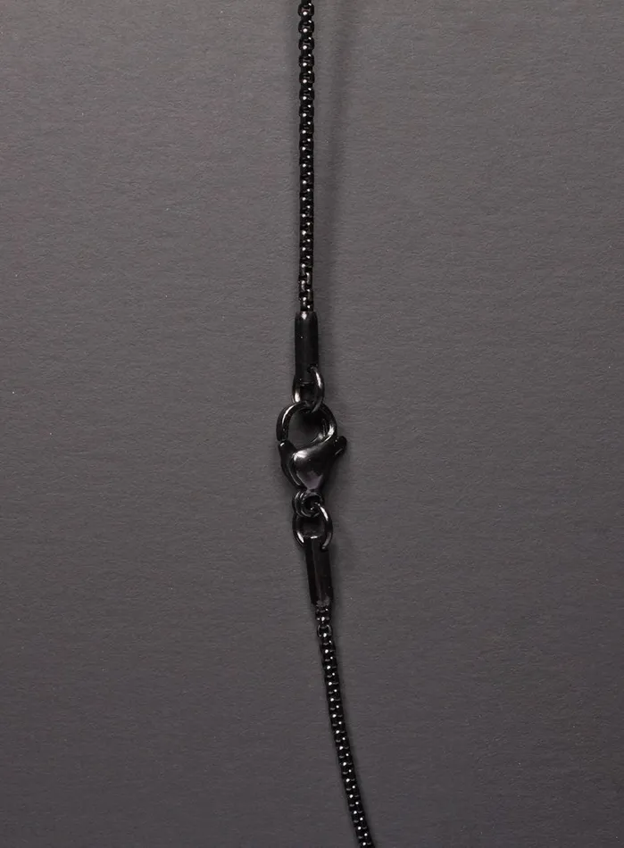 SMALL BLACK CROSS NECKLACE FOR MEN We Are All Smith Necklaces
