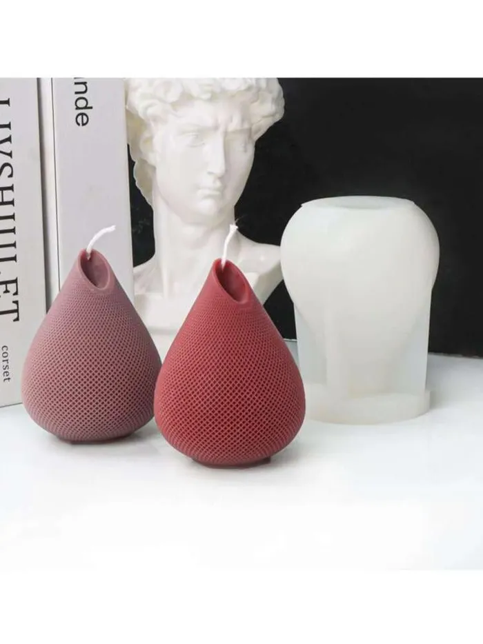 Spherical Water Drop Candle Silicone Mold Resin Art Hub Earrings