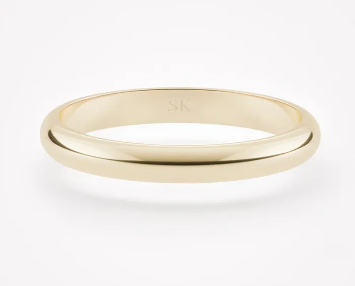 Spinelli Kilcollin Rings HALF ROUND YG