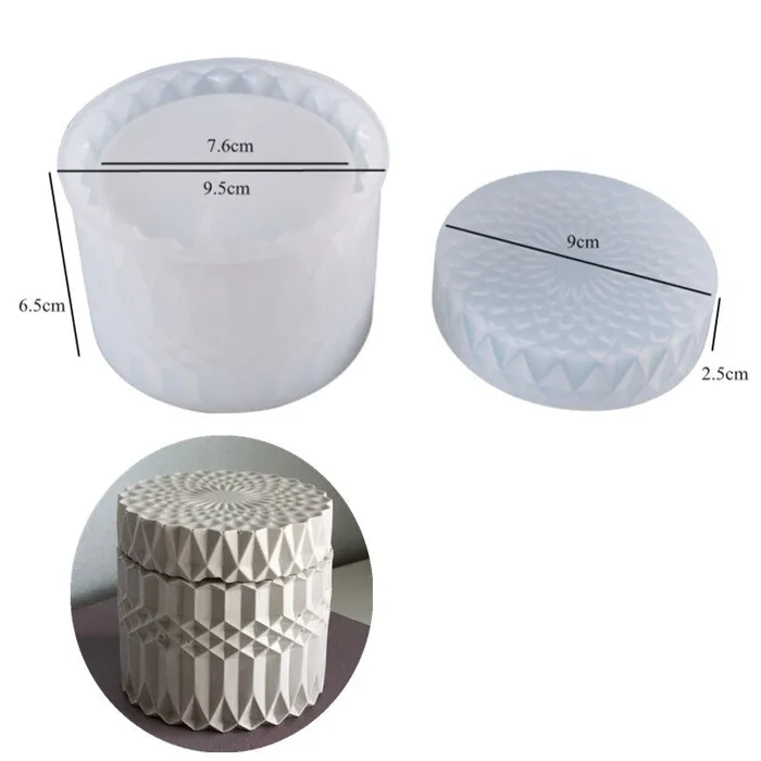 Storage Silicone Mold for Jesmonite Art Resinarthub Necklaces