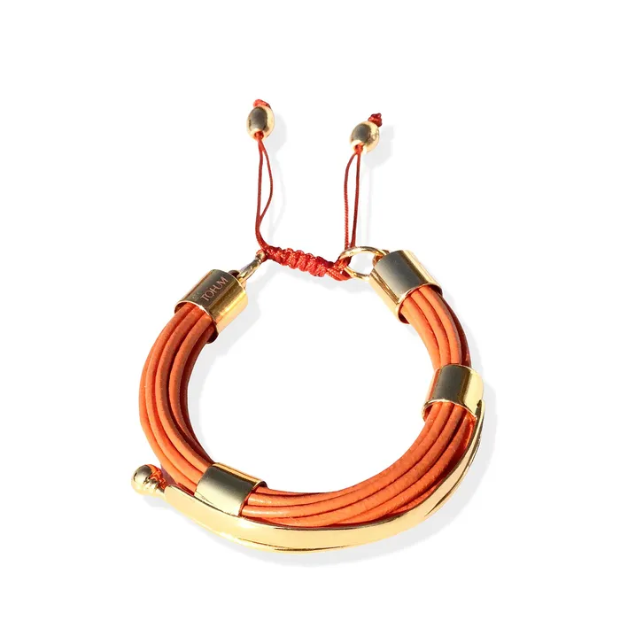 Tohum Bracelets Terra Nile Bracelet In Orange