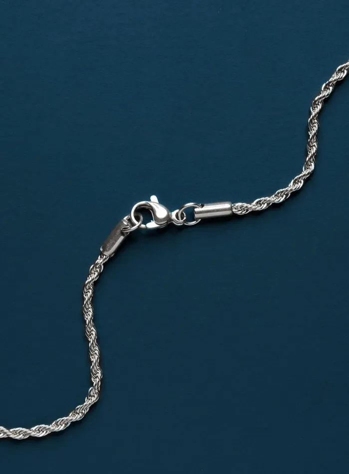 WE ARE ALL SMITH Cross Necklace for Men with Rope Chain Necklaces