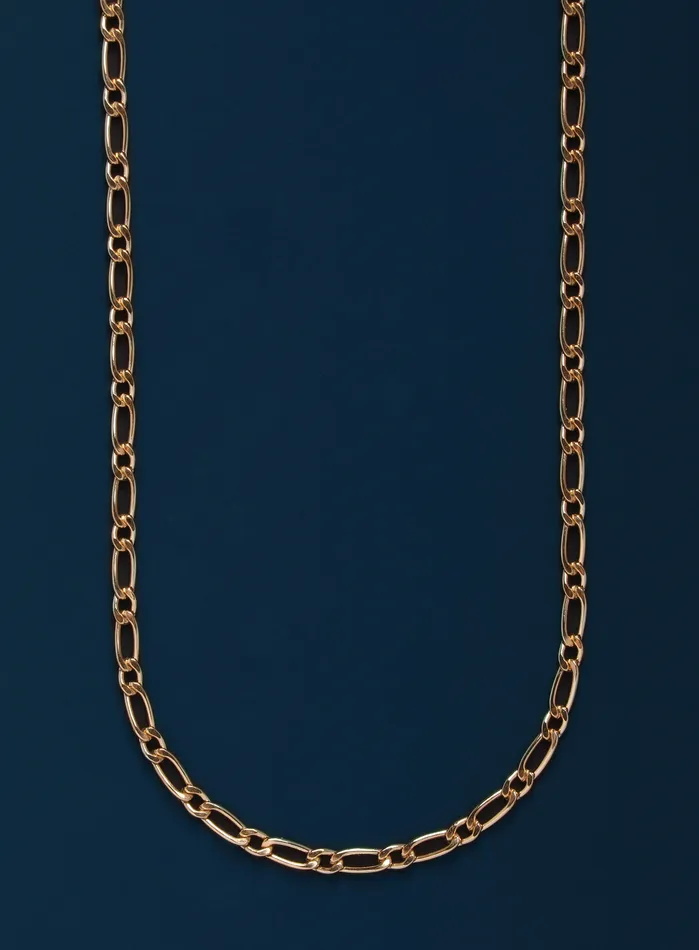 WE ARE ALL SMITH Mens Jewelry Clothing Necklaces One to One Round Elongated Cable 14k Gold Filled Chain Necklace WE ARE ALL SMITH Mens Jewelry Clothing Necklaces One to One Round Elongated Cable 14k Gold Filled Chain Necklace