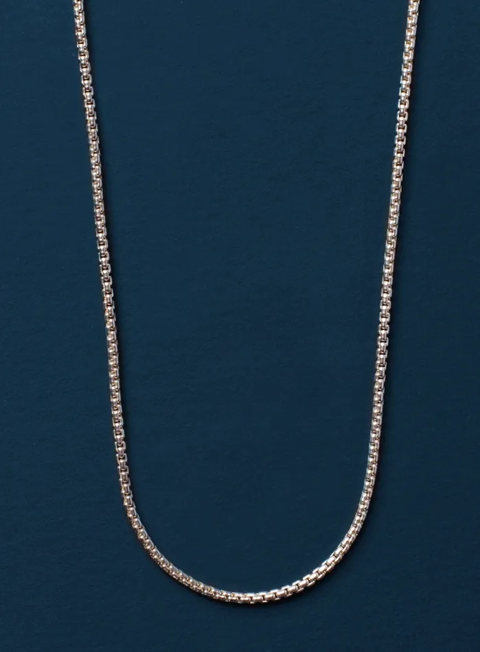 WE ARE ALL SMITH Mens Jewelry Clothing Rings 925 Sterling Silver Round box chain for Men