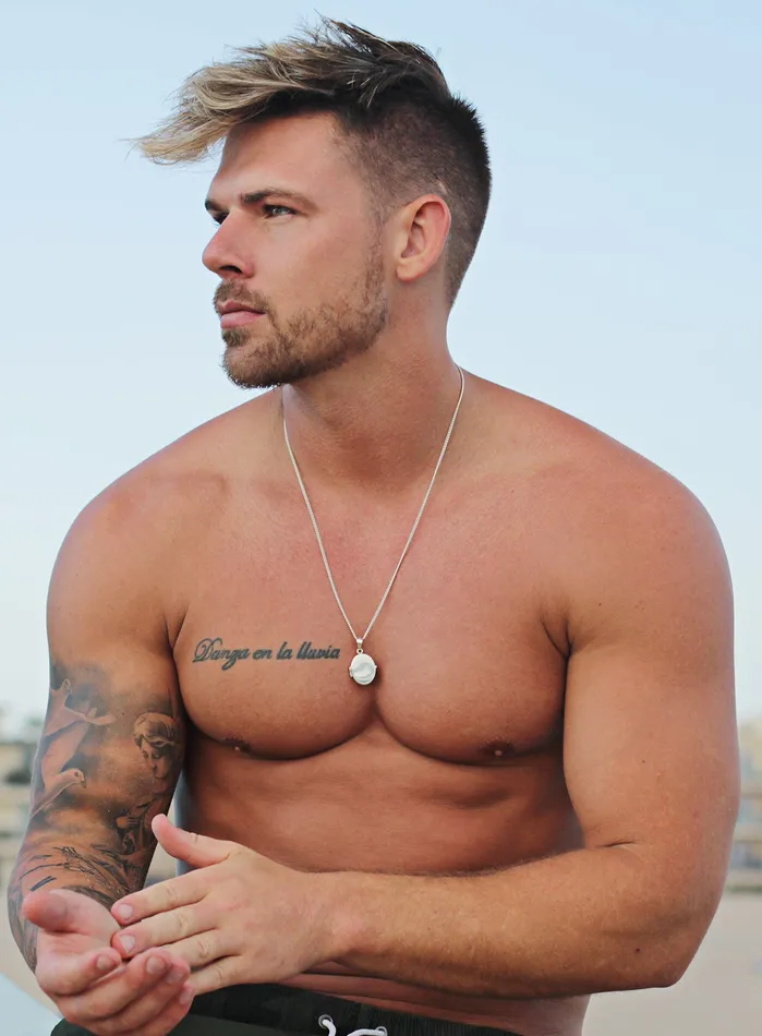 WE ARE ALL SMITH Necklaces Custom engraved Mens Locket Necklace