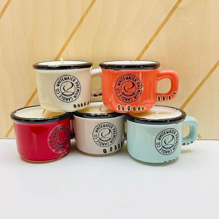 Whitewater Premium Candle Co Earrings Espresso Mug Candle