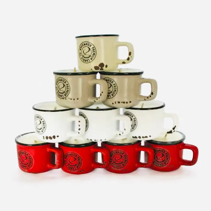 Whitewater Premium Candle Co Earrings Espresso Mug Candle