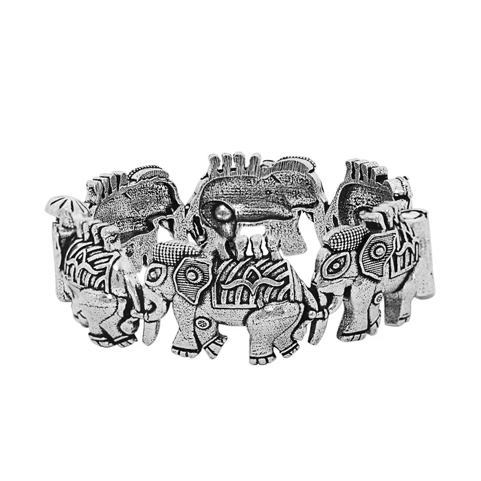 Yellow Chimes Bracelets Yellow Chimes Bracelet for Women and Girls Silver Oxidised Bracelet for Girls Elephant Designed Bracelet Birthday Gift For girls and women Anniversary Gift for Wife Yellow Chimes Bracelets Yellow Chimes Bracelet for Women and Girls Silver Oxidised Bracelet for Girls Elephant Designed Bracelet Birthday Gift For girls and women Anniversary Gift for Wife
