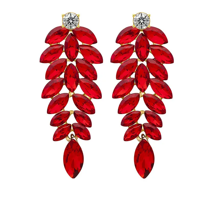 Yellow Chimes Bracelets Yellow Chimes Elegant Gold Plated Leaf Crystal Dangle Earrings for Women and Girls Yellow Chimes Bracelets Yellow Chimes Elegant Gold Plated Leaf Crystal Dangle Earrings for Women and Girls