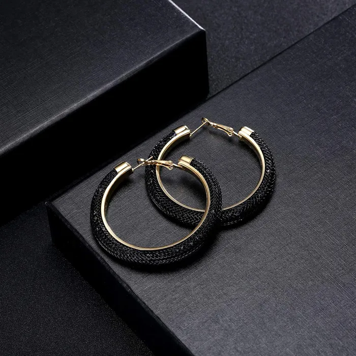 Yellow Chimes Bracelets Yellow Chimes Exclusive CrystalFilled Stylish Fashion Hoops Earrings for Women and Girls