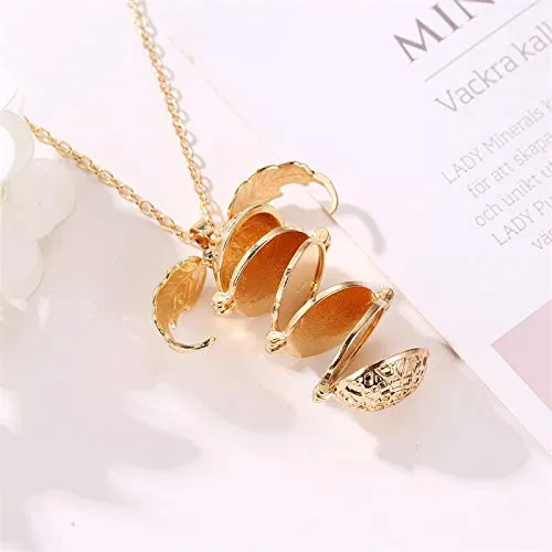 Yellow Chimes Bracelets Yellow Chimes Exclusive Gift Jewelry Angel Wings Expanding Photo Locket Necklace Pendant for Men and Women Gold