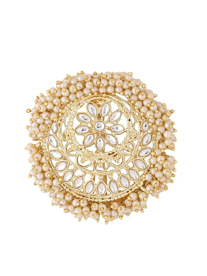Yellow Chimes Bun Pins for Women Gold Toned Kundan and Beads Studded Ambada Juda Pin Bun Pins for Women and Girls Yellow Chimes Earrings Yellow Chimes Bun Pins for Women Gold Toned Kundan and Beads Studded Ambada Juda Pin Bun Pins for Women and Girls Yellow Chimes Earrings