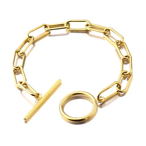 Yellow Chimes Chain Bracelet for Women Gold Plated Link Chain Bracelet for Women and Girls Yellow Chimes Necklaces Yellow Chimes Chain Bracelet for Women Gold Plated Link Chain Bracelet for Women and Girls Yellow Chimes Necklaces