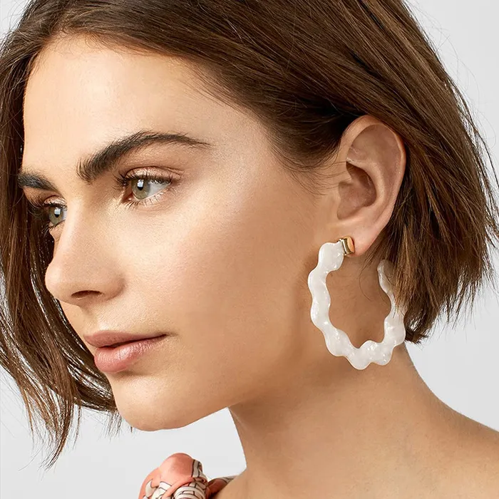 Yellow Chimes Combo of Crystal Pearl Gold Plated Stud Hoop Earrings Set for Women and Girls Design 9 Yellow Chimes Earrings