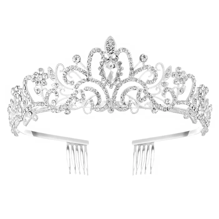 Yellow Chimes Crown for Women and Girls Crystal Crown for Women Silver Tone Crystal Studded Tiara Crown Birthday Gift for girls and women Anniversary Gift for Wife Yellow Chimes Bracelets Yellow Chimes Crown for Women and Girls Crystal Crown for Women Silver Tone Crystal Studded Tiara Crown Birthday Gift for girls and women Anniversary Gift for Wife Yellow Chimes Bracelets