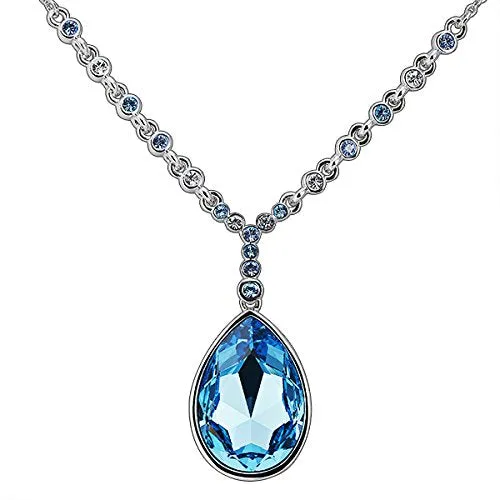 Yellow Chimes Crystals from Swarovski Meringue Blue Crystal Necklace Pendant for Women and Girls Yellow Chimes Earrings Yellow Chimes Crystals from Swarovski Meringue Blue Crystal Necklace Pendant for Women and Girls Yellow Chimes Earrings