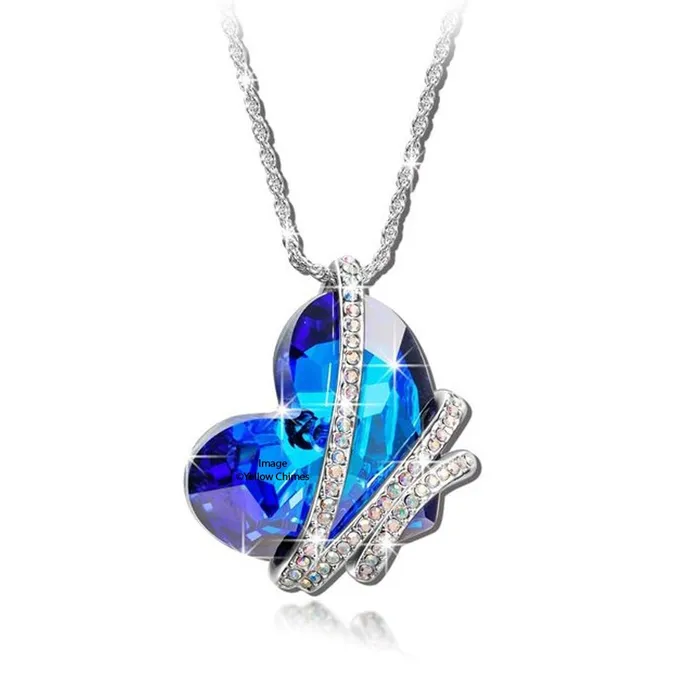 Yellow Chimes Crystals from Swarovski Mesmerising Heart of The Ocean Pendant for Women and Girls Yellow Chimes Rings Yellow Chimes Crystals from Swarovski Mesmerising Heart of The Ocean Pendant for Women and Girls Yellow Chimes Rings