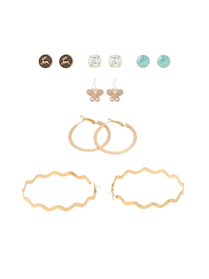 Yellow Chimes Earrings for Women and Girls Fashion Gold Pearls Studded Hoops Gold Plated Earring Set Western Earrings Combo Chic Reverie Birthday Anniversary Gift for Girls Women Design 7 Yellow Chimes Necklaces Yellow Chimes Earrings for Women and Girls Fashion Gold Pearls Studded Hoops Gold Plated Earring Set Western Earrings Combo Chic Reverie Birthday Anniversary Gift for Girls Women Design 7 Yellow Chimes Necklaces