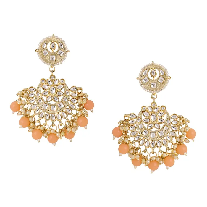 Yellow Chimes Earrings for Women and Girls Traditional Kundans Chandbali Gold Plated Pink Beads Drop Chand Baliyan Earrings Birthday Gift for girls and women Anniversary Gift for Wife Yellow Chimes Necklaces Yellow Chimes Earrings for Women and Girls Traditional Kundans Chandbali Gold Plated Pink Beads Drop Chand Baliyan Earrings Birthday Gift for girls and women Anniversary Gift for Wife Yellow Chimes Necklaces