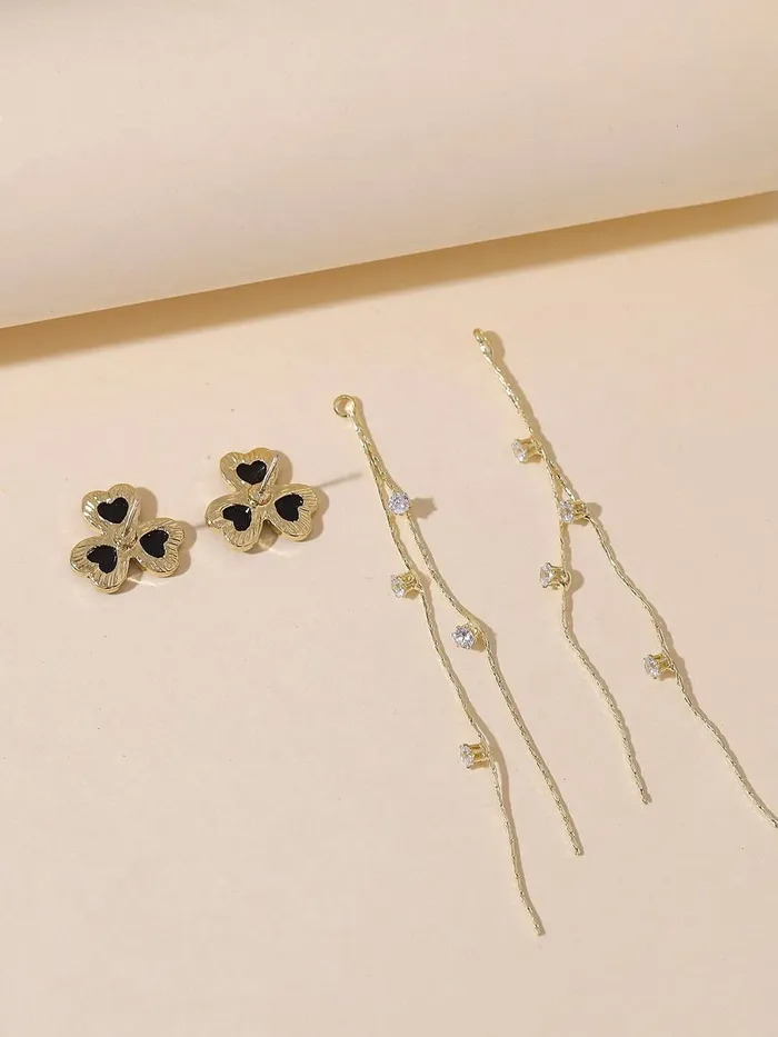 Yellow Chimes Earrings For Women Sparkling Crystal Studded Silver Toned Back Drop Dangle Earrings For Women and Girls Yellow Chimes Earrings