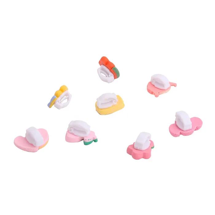 Yellow Chimes Earrings Melbees by Yellow Chimes Shoelace Charms for Kids Girls Teens Cute Characters Design Shoe Decoration Charms Shoelace Decor Charms for Unisex Pack of 8 Pcs Shoelace Charms for Sneakers