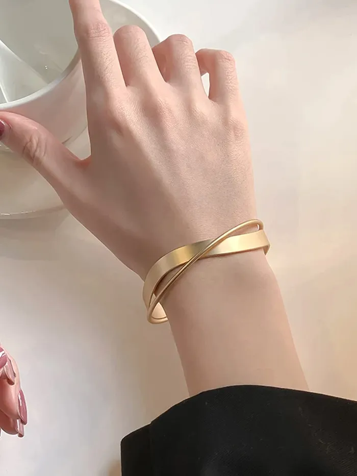 Yellow Chimes Earrings Yellow Chimes Bracelet For Women Gold Toned Sophisticated Kada Bracelet For Women and Girls