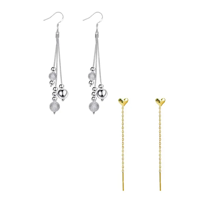 Yellow Chimes Earrings Yellow Chimes Earrings for Women and Girls Dangler Earrings 2 pair Combo of Heart Chain Drop and Beads Drop Earrings Birthday Gift for girls and women Anniversary Gift for Wife Yellow Chimes Earrings Yellow Chimes Earrings for Women and Girls Dangler Earrings 2 pair Combo of Heart Chain Drop and Beads Drop Earrings Birthday Gift for girls and women Anniversary Gift for Wife