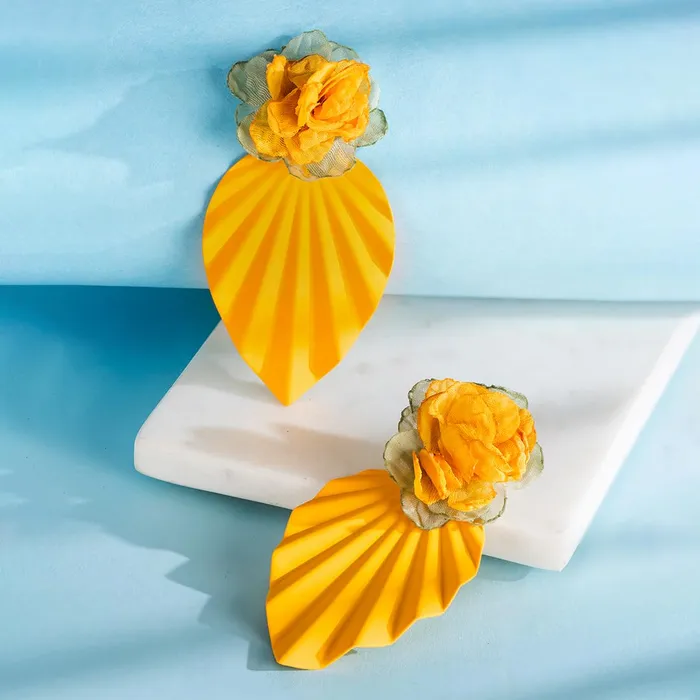 Yellow Chimes Earrings Yellow Chimes Earrings for Women and Girls Drop Earrings for WomenOrange Drop Earrings for Girls Birthday Gifts for Women Anniversary Gift For Wife