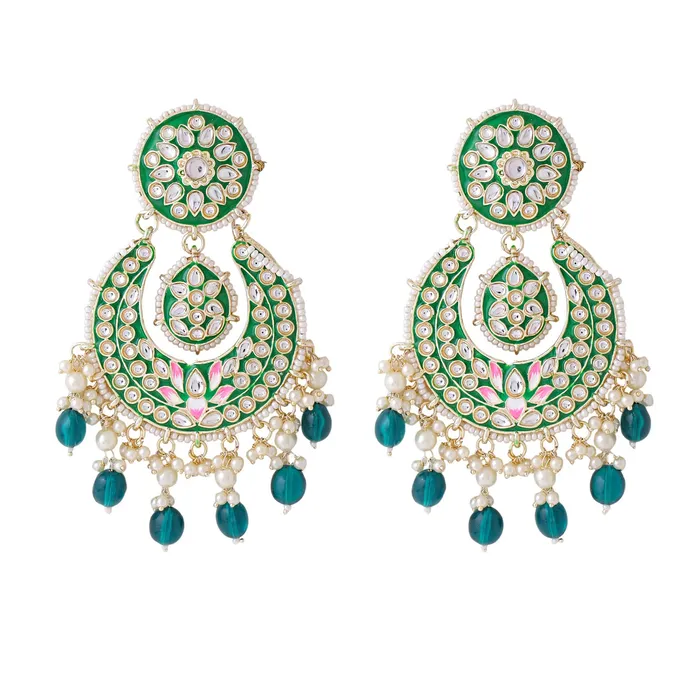 Yellow Chimes Earrings Yellow Chimes Earrings for Women and Girls Traditional Meenakari Chandbali Gold Toned Green Meenakari Chandbali Earrings Birthday Gift for girls and women Anniversary Gift for Wife Yellow Chimes Earrings Yellow Chimes Earrings for Women and Girls Traditional Meenakari Chandbali Gold Toned Green Meenakari Chandbali Earrings Birthday Gift for girls and women Anniversary Gift for Wife