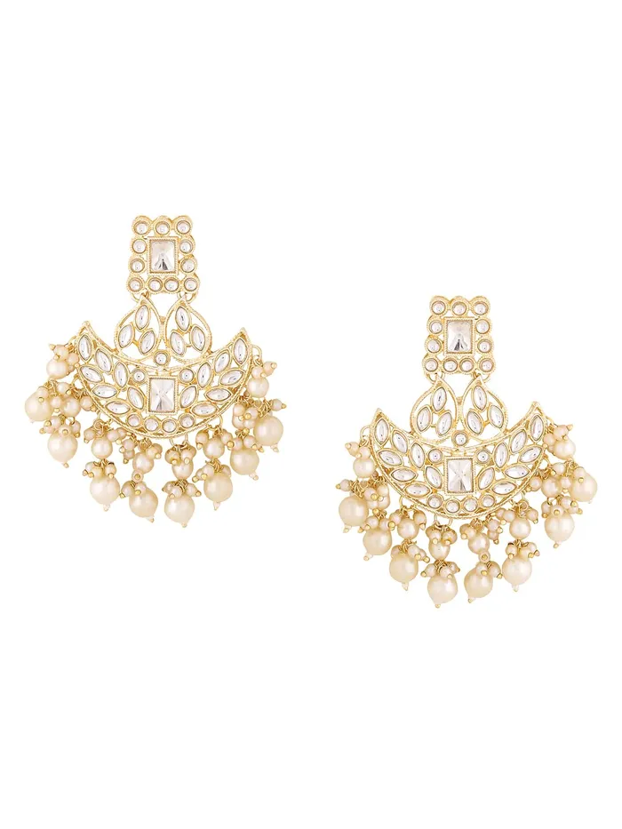 Yellow Chimes Earrings Yellow Chimes Earrings for Women Gold Toned Kundan Studded Pearl Drop Dangler Earrings for Women and Girls Yellow Chimes Earrings Yellow Chimes Earrings for Women Gold Toned Kundan Studded Pearl Drop Dangler Earrings for Women and Girls