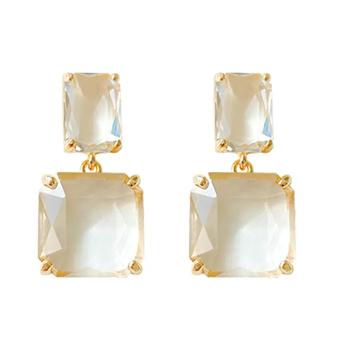 Yellow Chimes Earrings Yellow Chimes Earrings For Women White Color Clear Crystal Geometric Shape Stud Drop Earrings For Women and Girls Yellow Chimes Earrings Yellow Chimes Earrings For Women White Color Clear Crystal Geometric Shape Stud Drop Earrings For Women and Girls