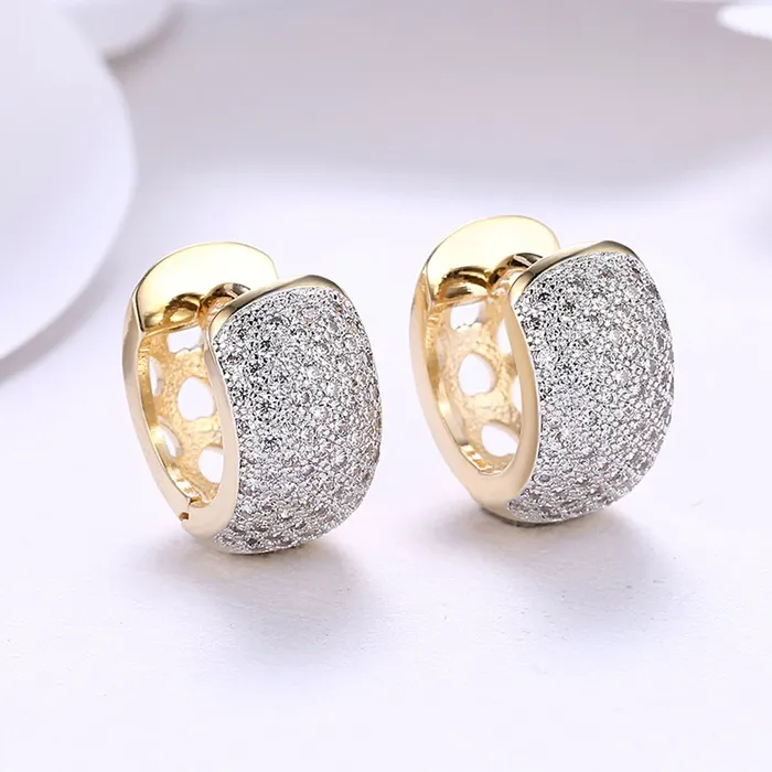 Yellow Chimes Earrings Yellow Chimes Hoop Earrings for Women Fashion Crystal Hoops Gold Plated Clip On Earrings Golden Hoop Earrings for Girls Birthday Gift for Girls Women Anniversary Gift for Wife