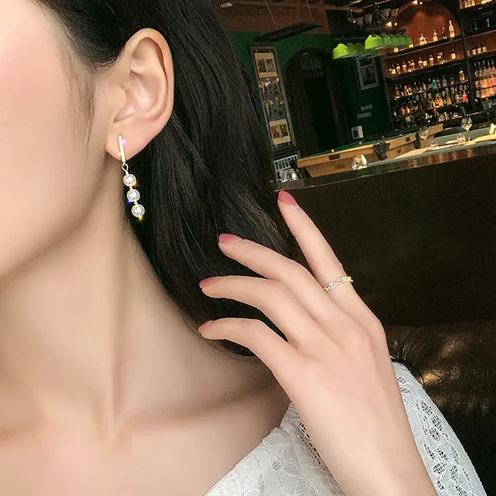 Yellow Chimes Earrings Yellow Chimes Pearl Earrings for Women Combo of 2 Pairs Gold Plated Pearl Drop Earrings for Women and Girls