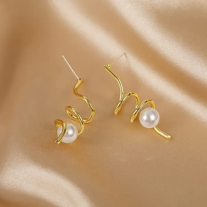 Yellow Chimes Earrings Yellow Chimes Pearl Earrings for Women Combo of 2 Pairs Gold Plated Pearl Drop Earrings for Women and Girls