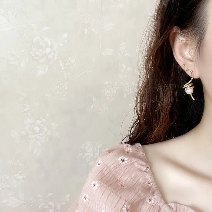 Yellow Chimes Earrings Yellow Chimes Pearl Earrings for Women Combo of 2 Pairs Gold Plated Pearl Drop Earrings for Women and Girls