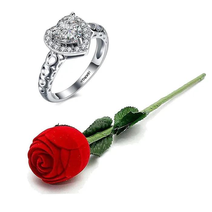 Yellow Chimes Earrings Yellow Chimes Rings for Women White Crystal Stone Heart Shaped Ring in Red Velvet Rose Ring Box for Women and Girls Yellow Chimes Earrings Yellow Chimes Rings for Women White Crystal Stone Heart Shaped Ring in Red Velvet Rose Ring Box for Women and Girls