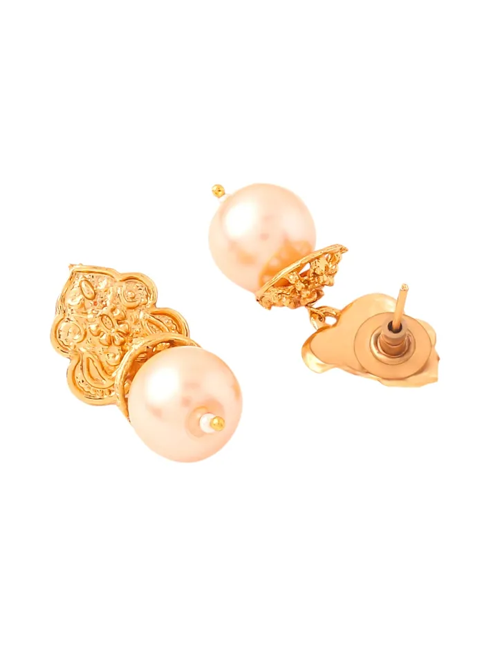 Yellow Chimes Jewellery Set For Women Gold Plated Necklace Set for Women Traditional Long Pearl Jewellery Sets l Birthday Gift for Girls Women Anniversary Gift for Wife Yellow Chimes Necklaces