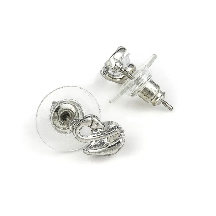 Yellow Chimes Moxie Collection Swan Silver Earrings for Women and Girls Yellow Chimes Earrings