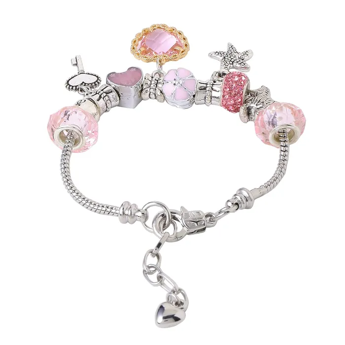 Yellow Chimes Necklaces Yellow Chimes Bracelet For Women eyecatching Silver Tone With Different Charms Hanging Bracelet For Women and Girls