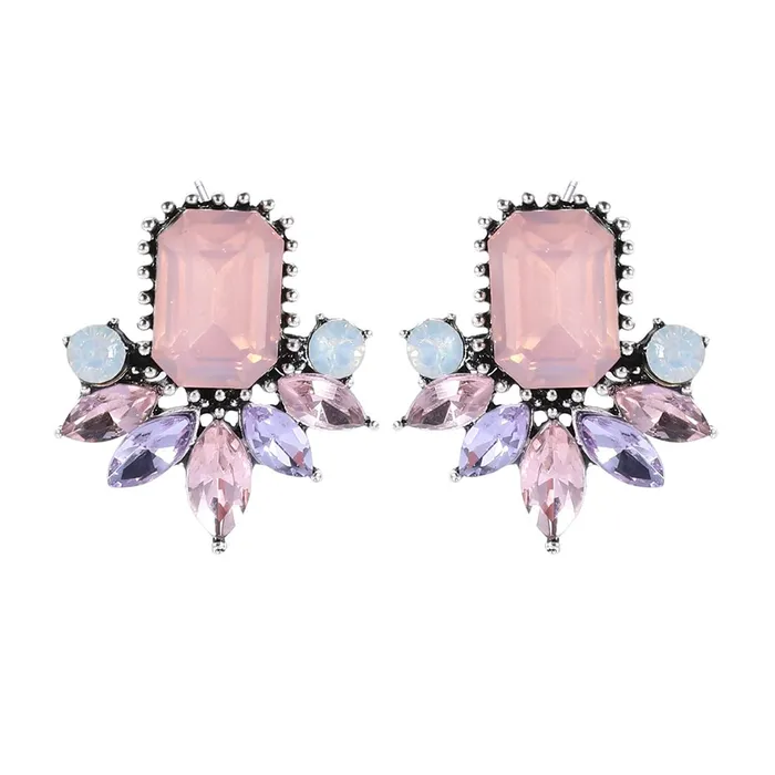 Yellow Chimes Necklaces Yellow Chimes Earrings For Women Multicolor Crystal Studded Floral Designed Glamorous Earrings For Women and Girls Yellow Chimes Necklaces Yellow Chimes Earrings For Women Multicolor Crystal Studded Floral Designed Glamorous Earrings For Women and Girls