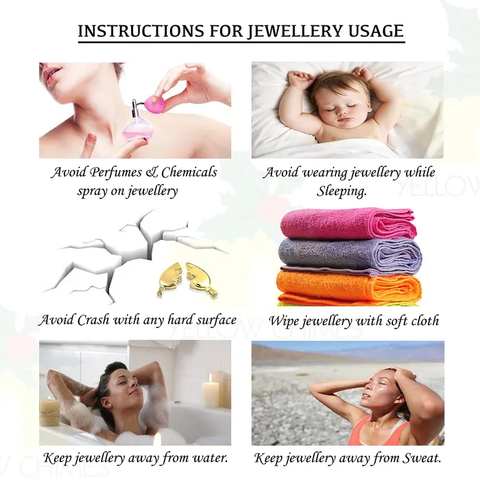 Yellow Chimes Necklaces Yellow Chimes Glowing Golden Sunflower 18K Rose Gold Plated Hallmarked Austrian Crystal Jewellery Set for Girls and Women