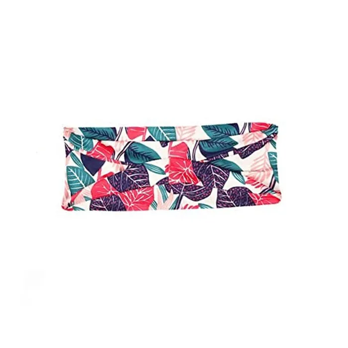 Yellow Chimes Necklaces Yellow Chimes Head Bands for Girls Headbands for Women Leafy Printed Multicolor Fabric Headband Hair Accessories for Women and Girls