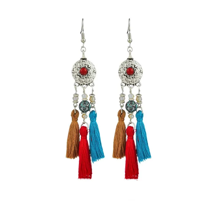 Yellow Chimes Necklaces Yellow Chimes Tribal Fashion Tassel Earring for Women Girls Yellow Chimes Necklaces Yellow Chimes Tribal Fashion Tassel Earring for Women Girls