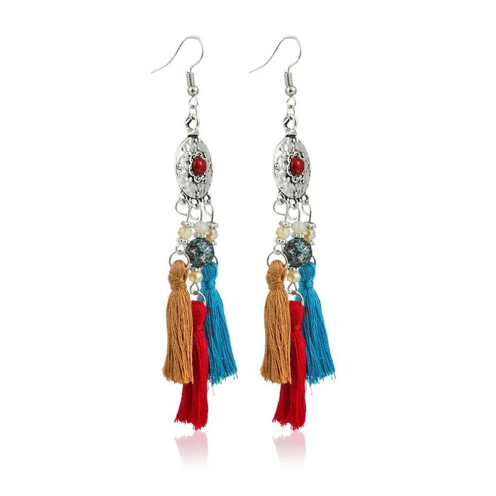 Yellow Chimes Necklaces Yellow Chimes Tribal Fashion Tassel Earring for Women Girls