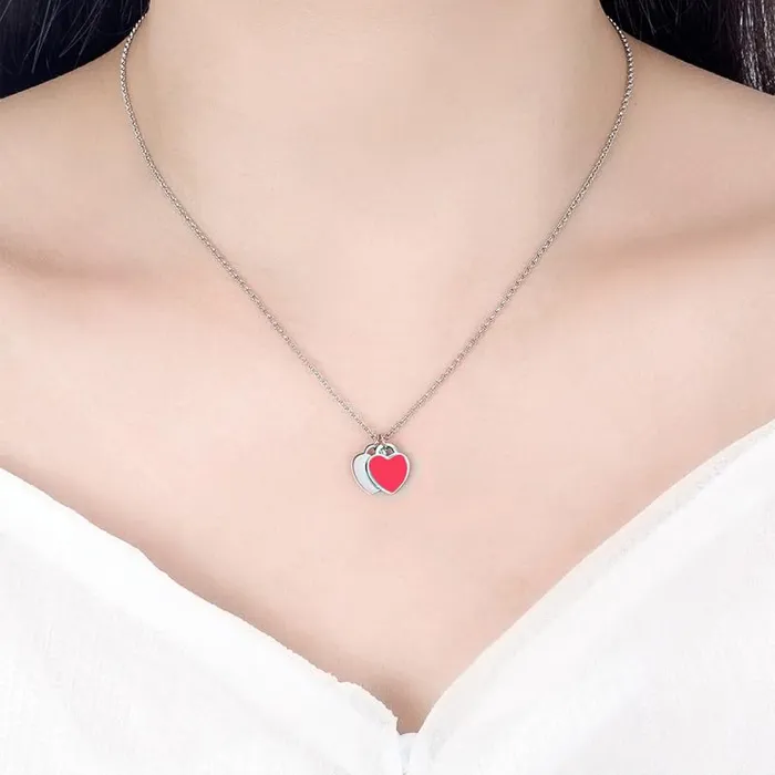 Yellow Chimes Pendant for Women and Girls Heart Pendant for Women Dual Heart Pendant Chain Birthday and Valentine Gift for girls and women Anniversary Gift for Wife Yellow Chimes Bracelets